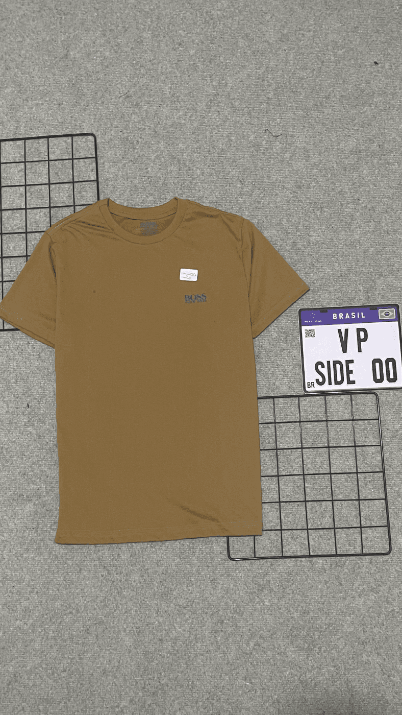 Camiseta Hugo Boss Bege escura
