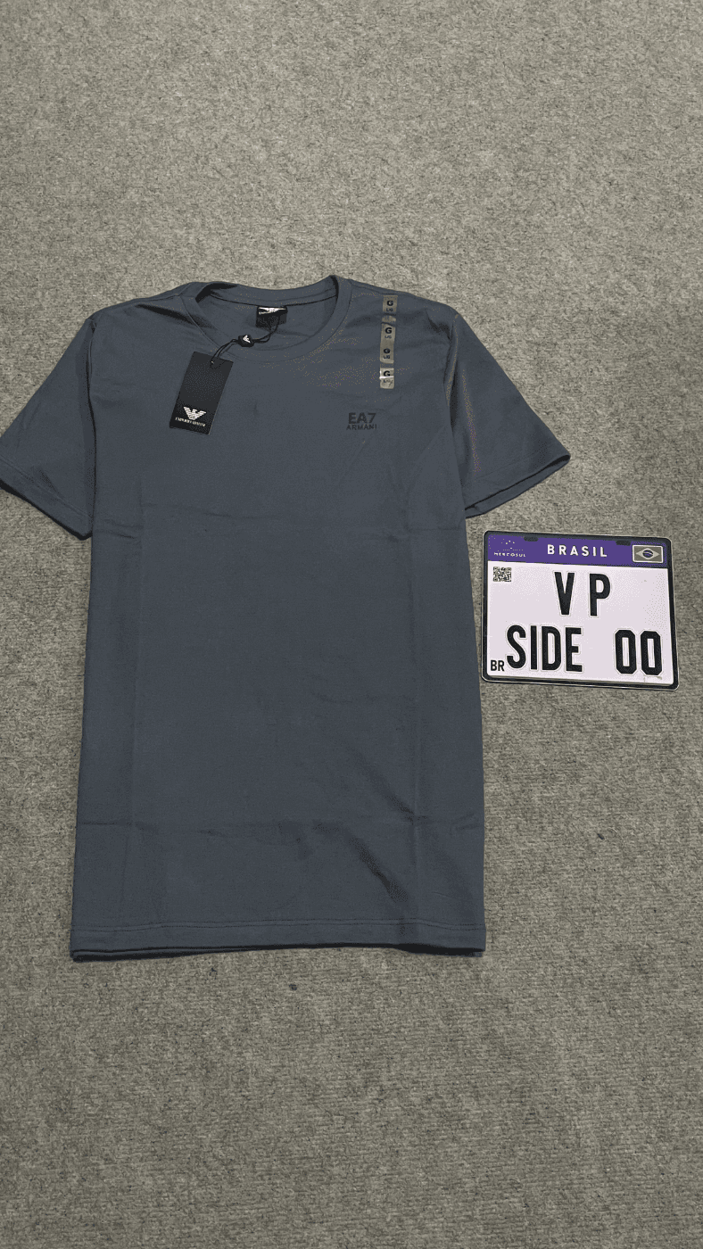 Camiseta EA7 Cinza