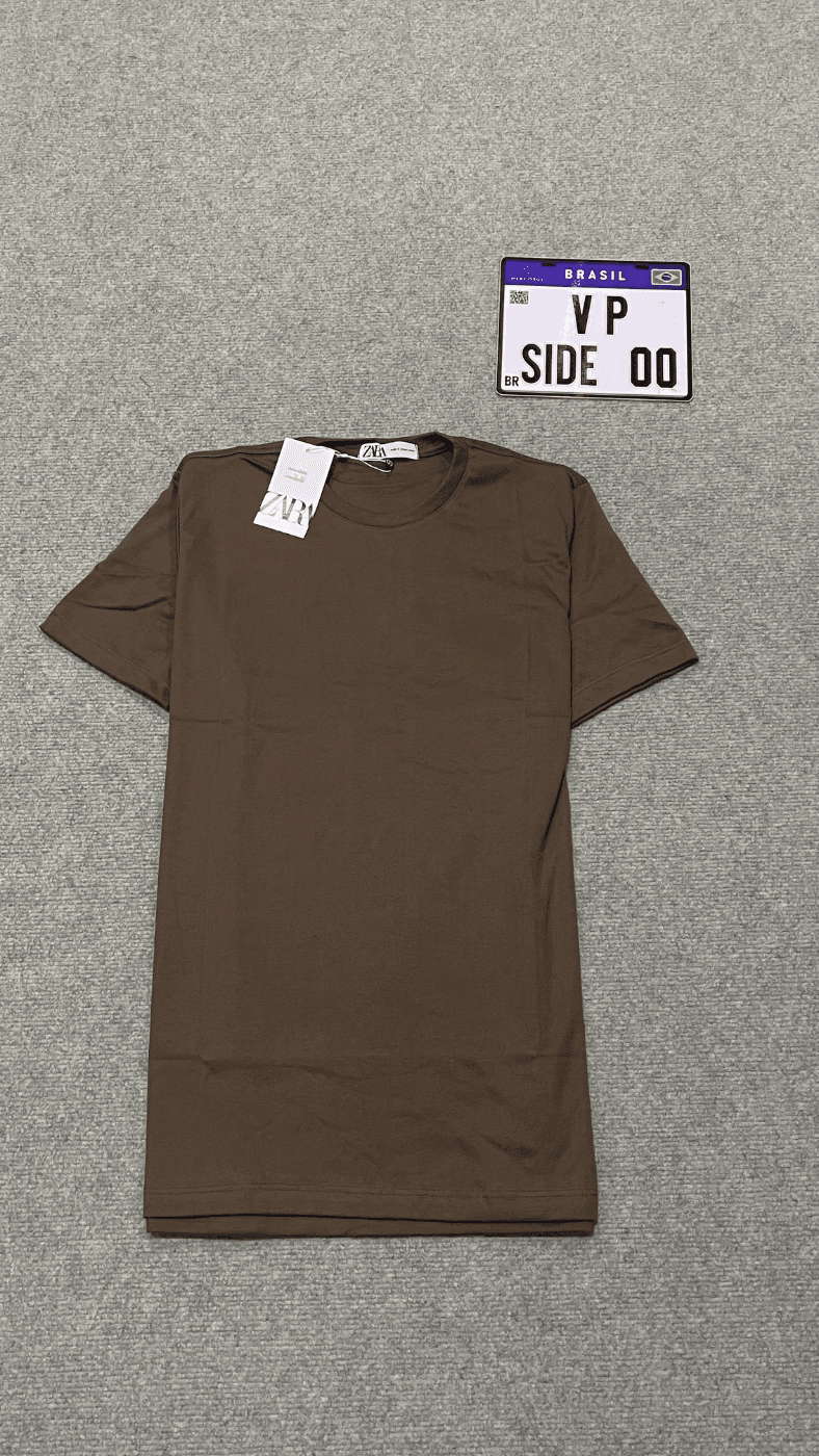 Camiseta Zara Marrom