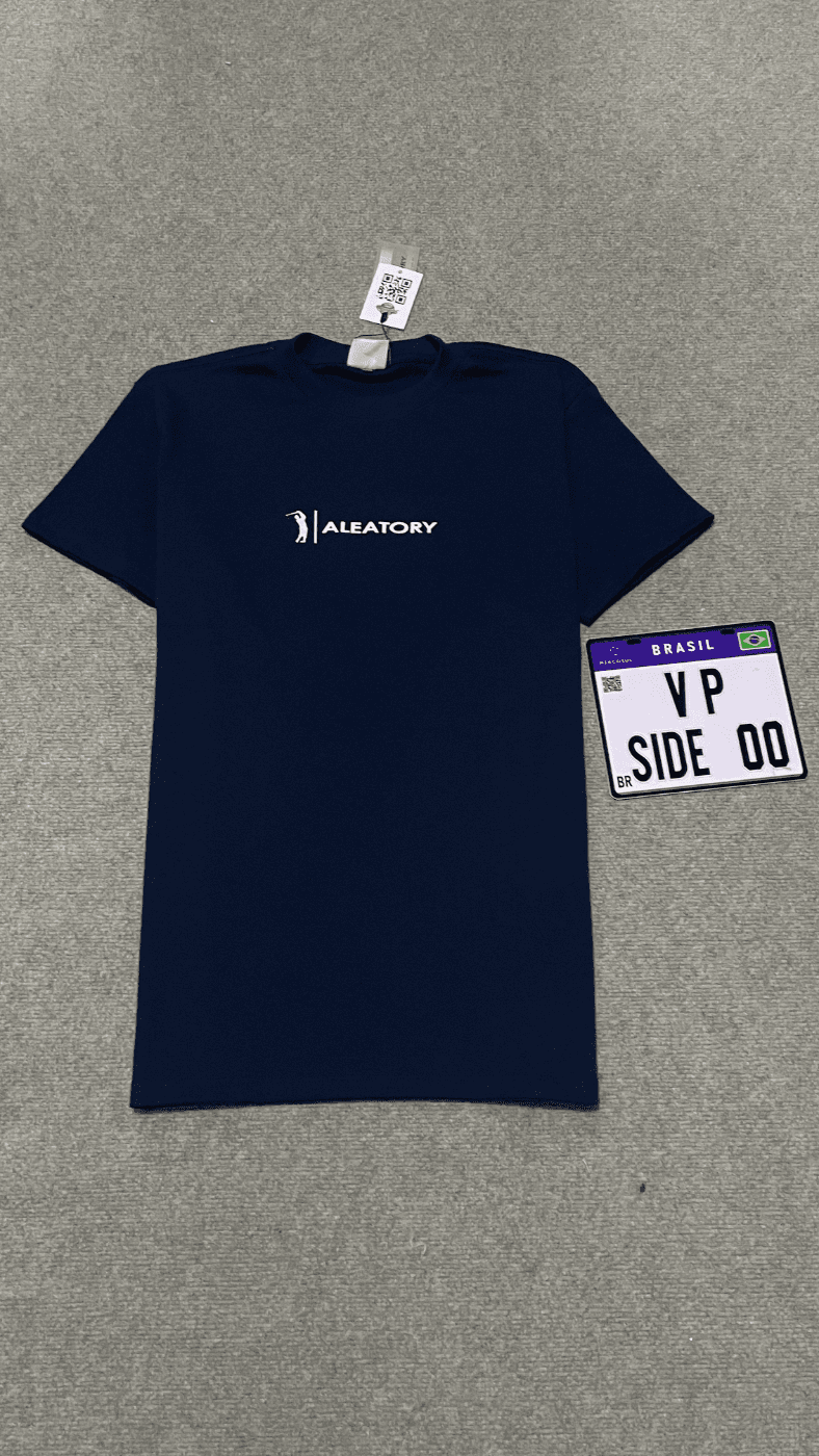 Camiseta Aleatory Azul Marinho