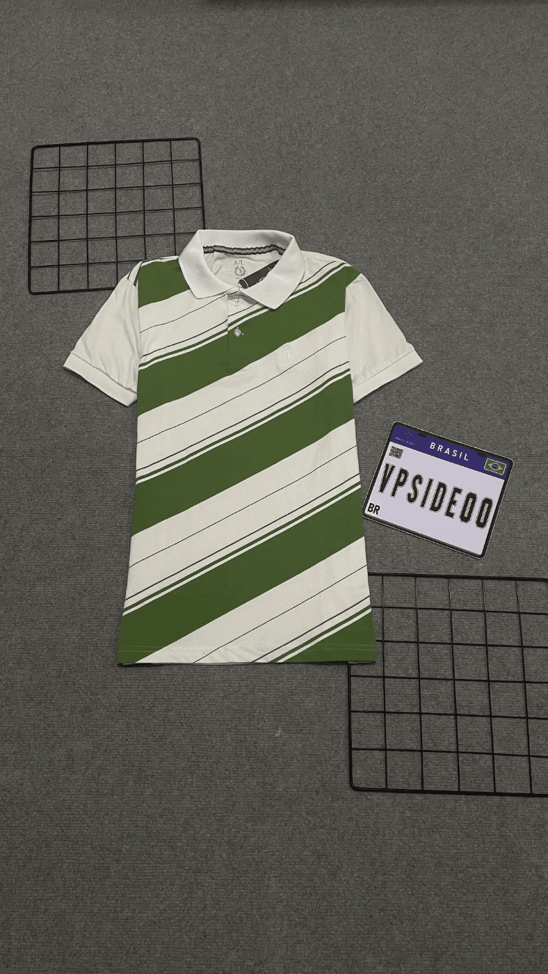 Gola Polo Listrada Verde