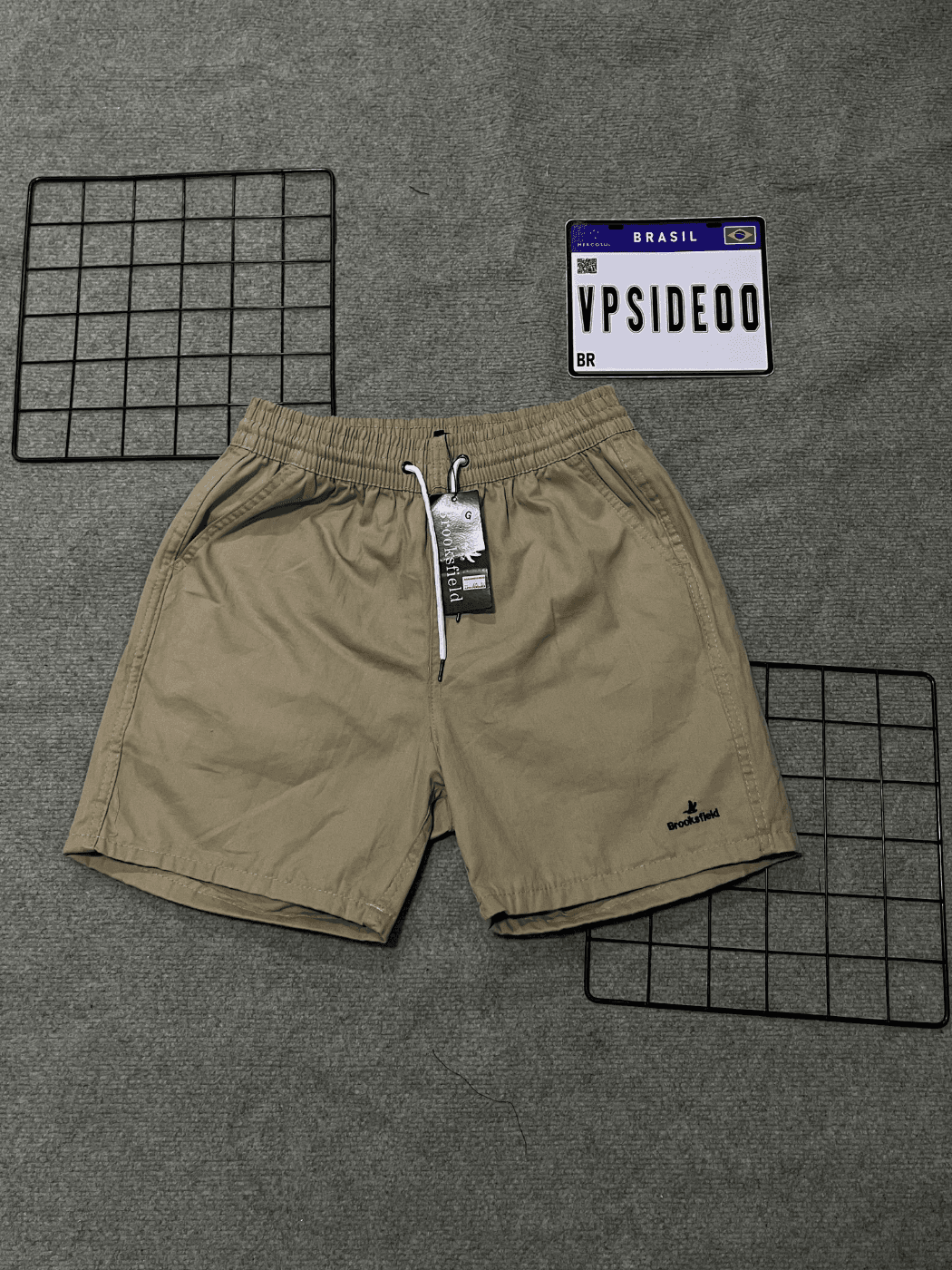 Short Sarja Bege Brooksfield