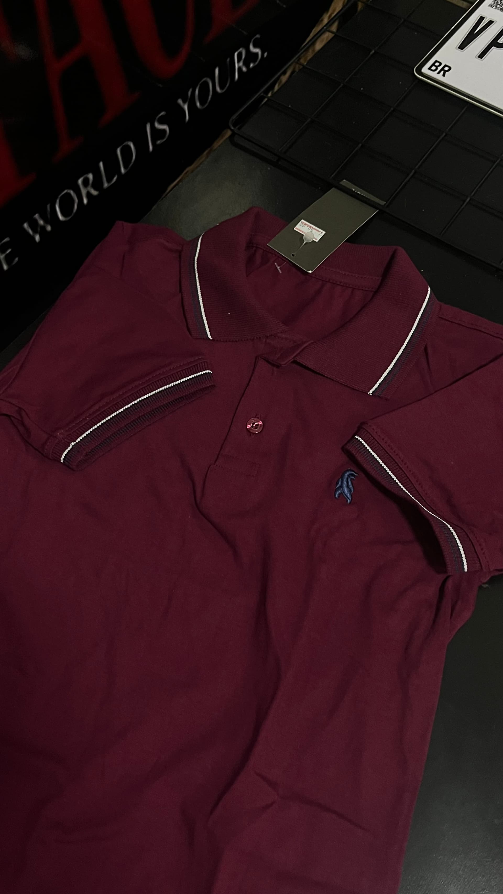 Gola Polo Gold Bear Vermelho Vinho