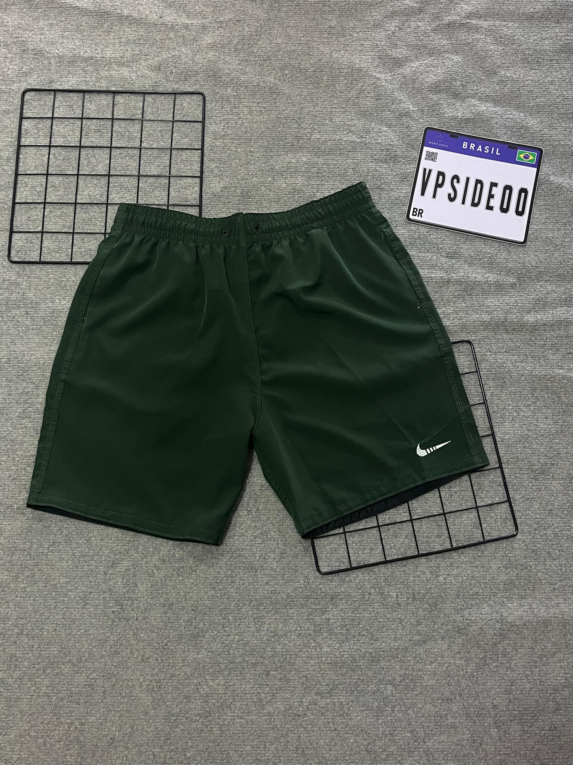 Short Dry Fit Nike Verde Escuro