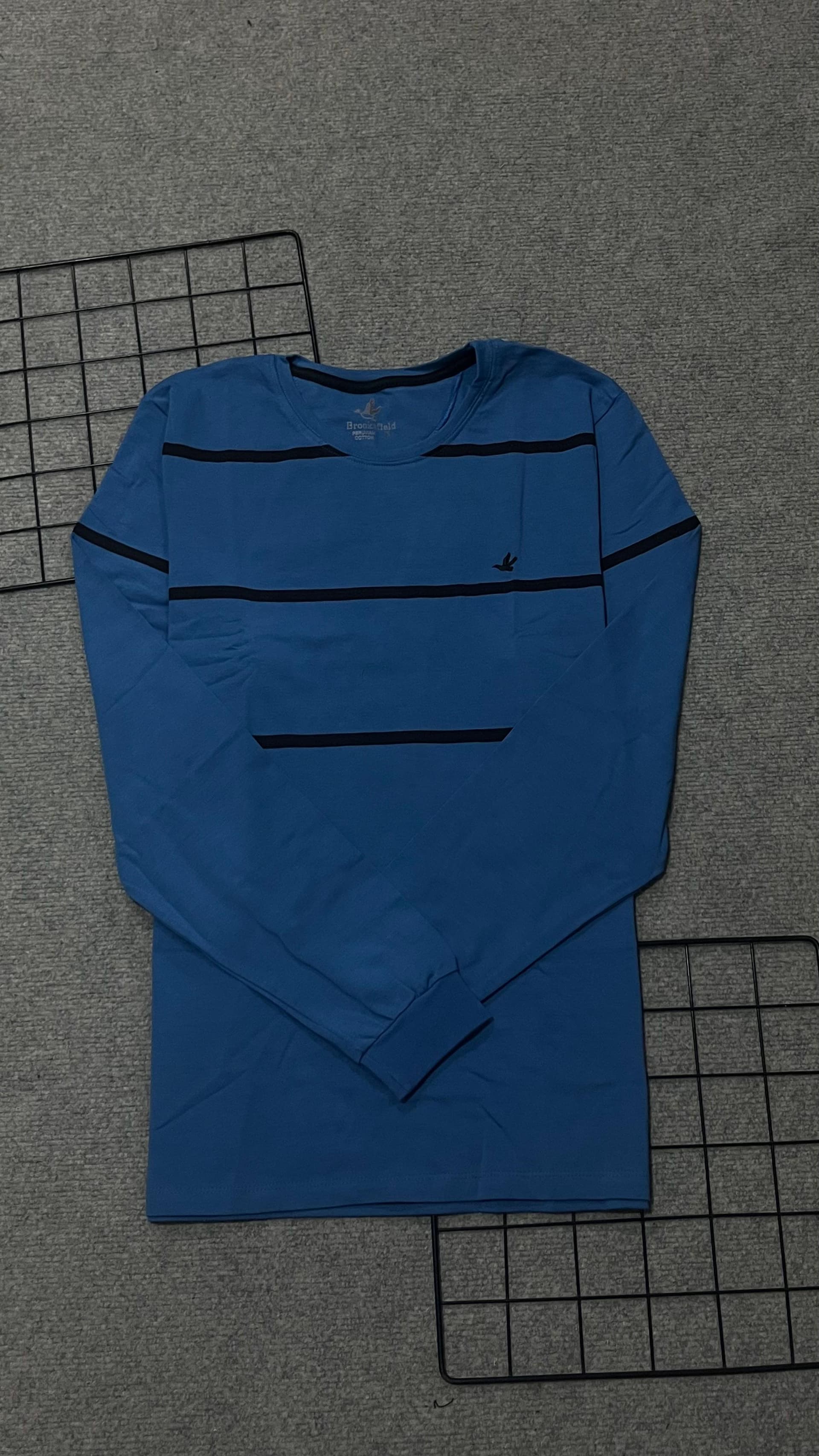 Camiseta Manga Longa Broksfield Azul