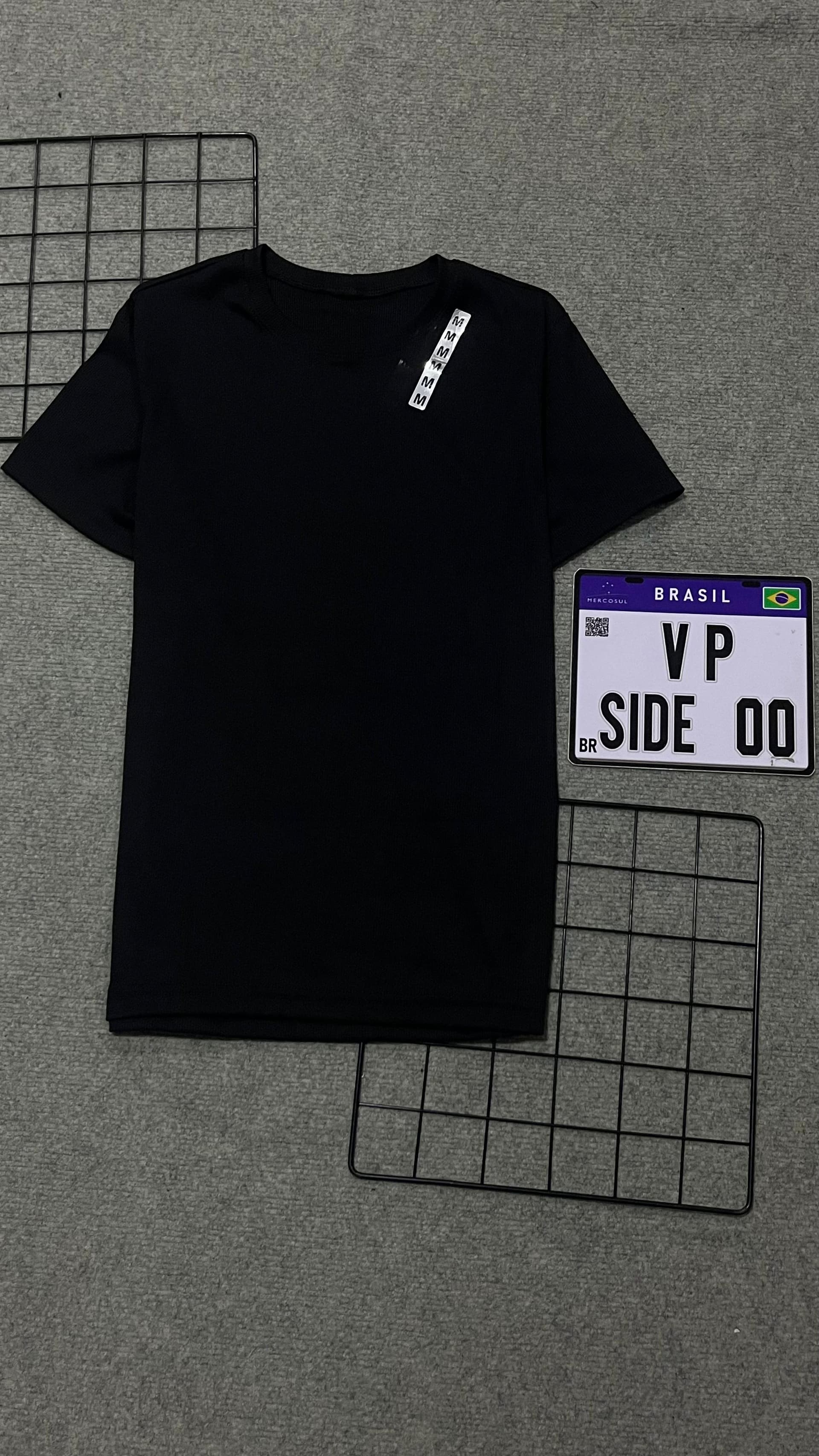 Camisa Canelada Preta