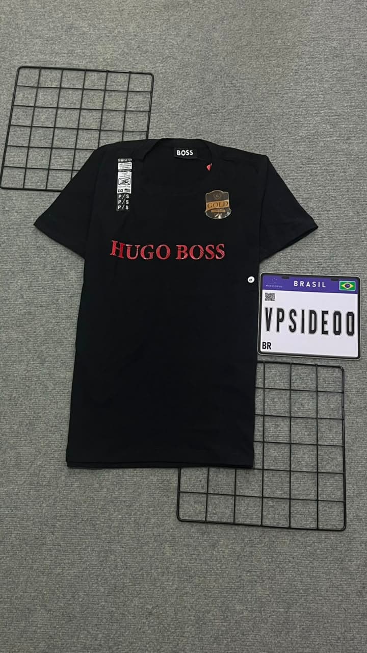 Camiseta Malha Peruana Hugo Boss