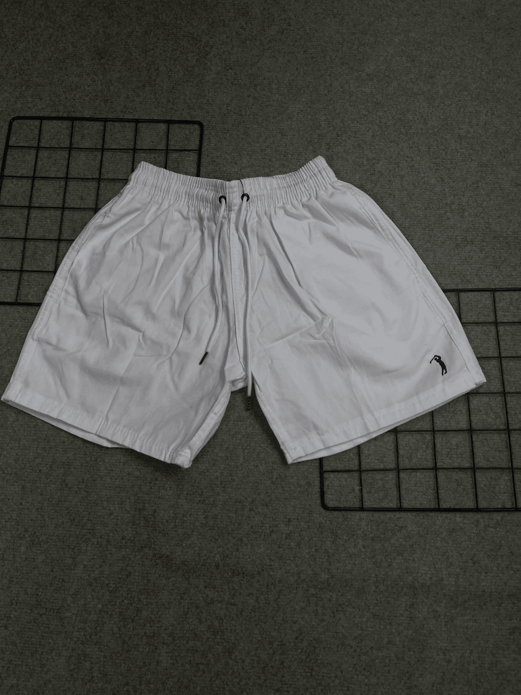 Bermuda Sarja Aleatory Branca