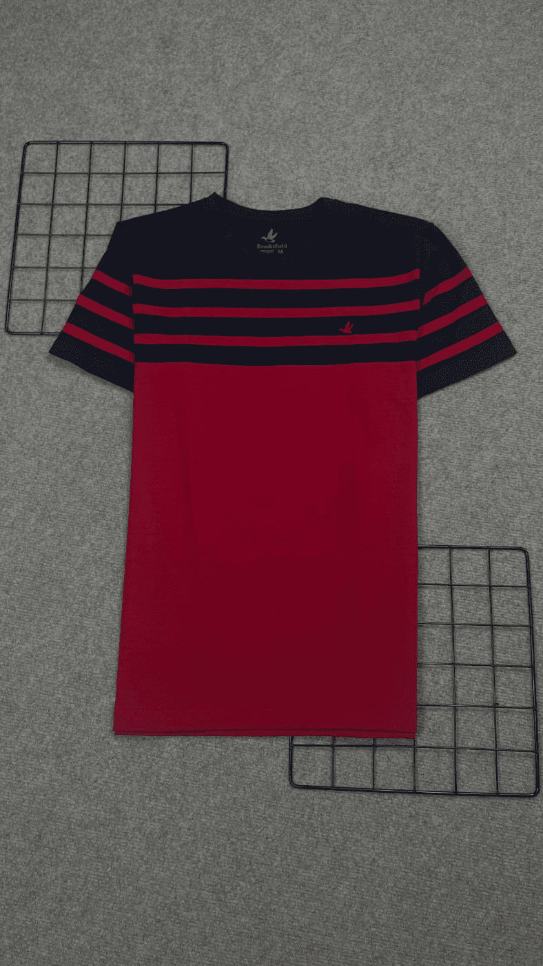 Camiseta Broksfield Listra Vermelha